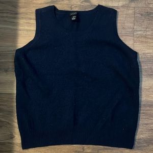 Only mine 2-ply cashmere navy vest